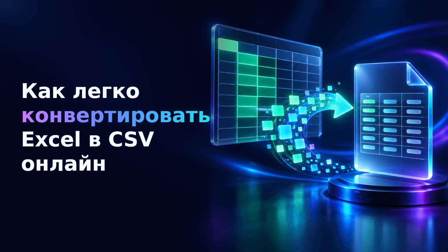 Скриншот интерфейса онлайн конвертера Excel в CSV