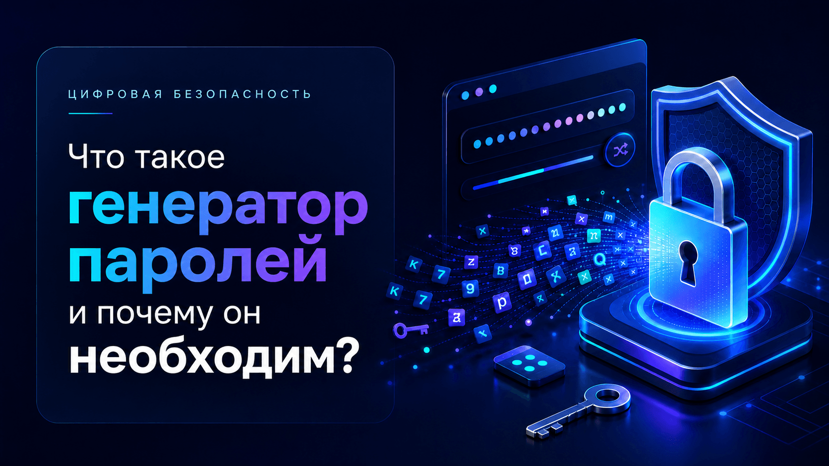 Цифровой замок и иллюстрация защищенного кода, символизирующие безопасность в сети